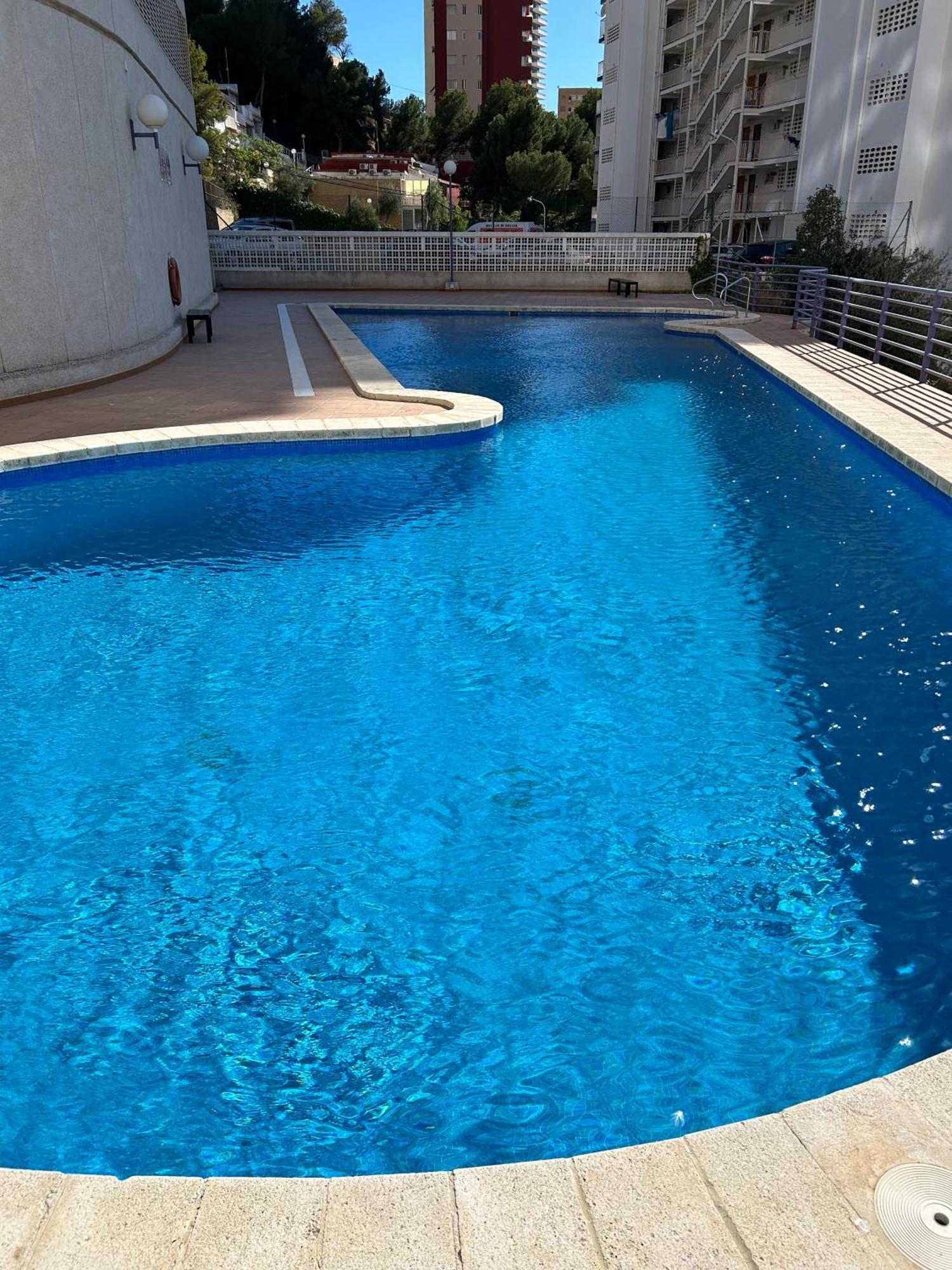 Apartamento Con Preciosas Vistas Y Piscina Benidorm Kültér fotó